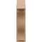 Ekena Millwork 7 1/2-in W x 18-in D x 30-in H Funston Block Rough Cedar Woodgrain TimberThane Outlooker, Primed Tan OUTUR075X18X30FST44RCPR - alternate 3
